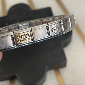 RE LORENCE  STAINLESS STEEL vintage bracelet